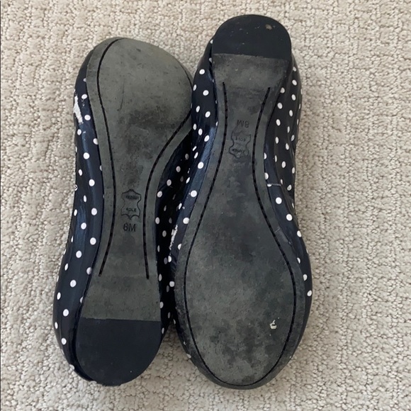 Tory Burch black and white polka dot flats - Picture 2 of 4